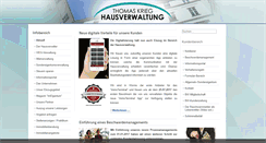 Desktop Screenshot of hausverwaltung-krieg.de